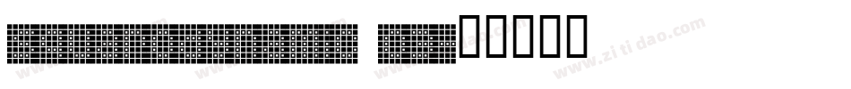 Squarodynamic 03字体转换